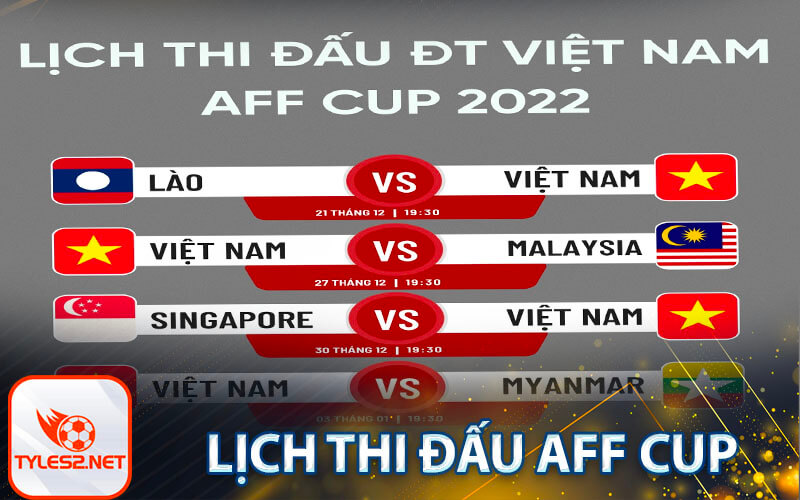 Lịch thi đấu aff cup