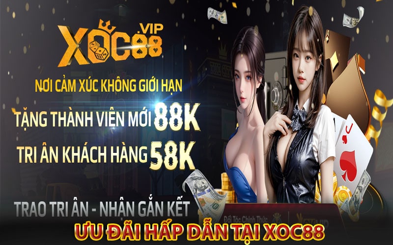 Những ưu đãi hấp dẫn mà trang chủ xoc88 cung cấp