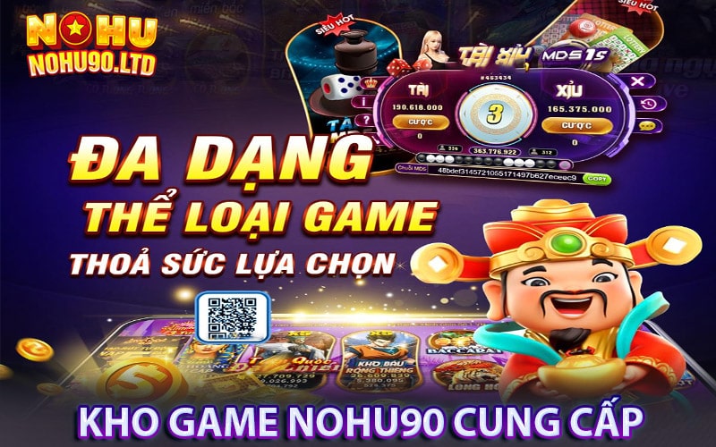Một số sảnh game được nhiều người chọn tại nohu90